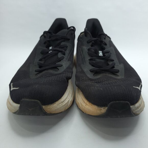 Hoka Arahi 7 Black White Stability Running Shoes Mens Size 14D 114780 BWHT main image 4